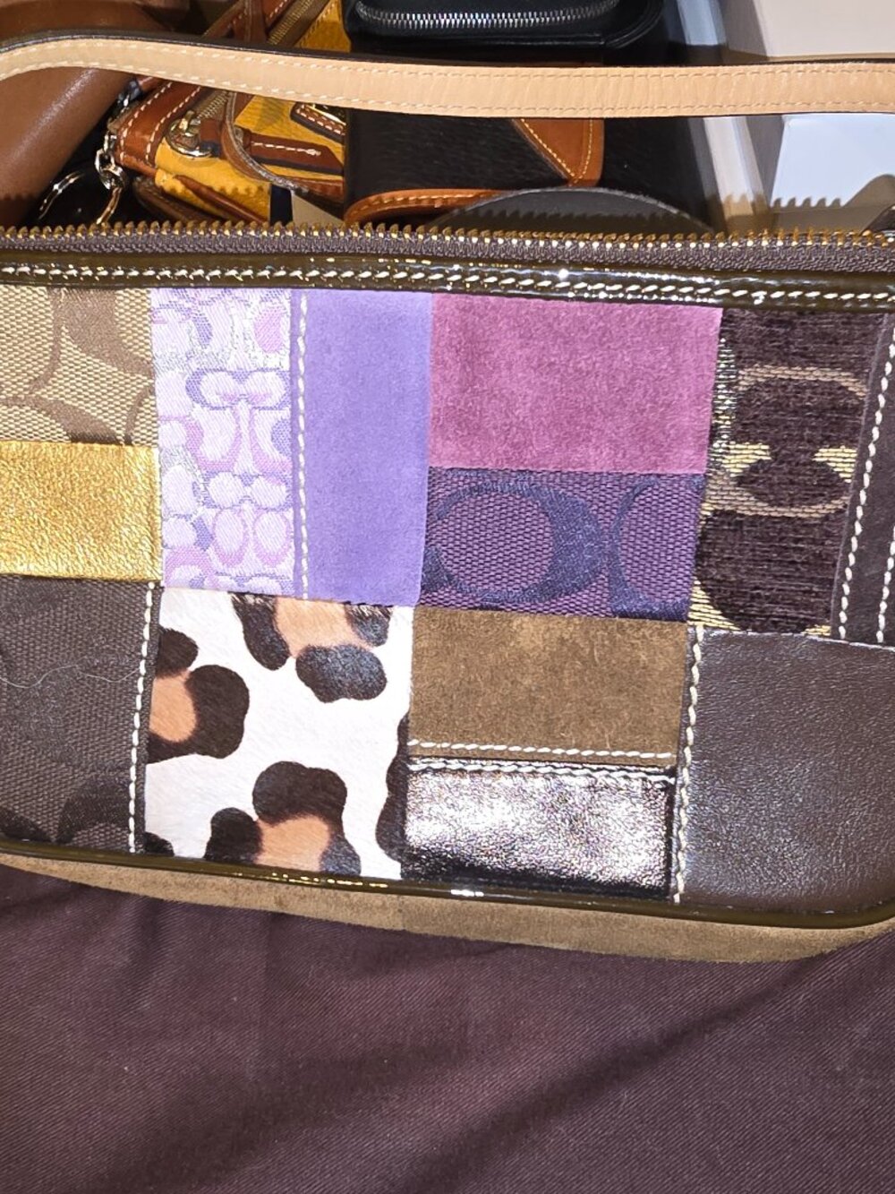Coach small Patchwork bag 2005 Y2K